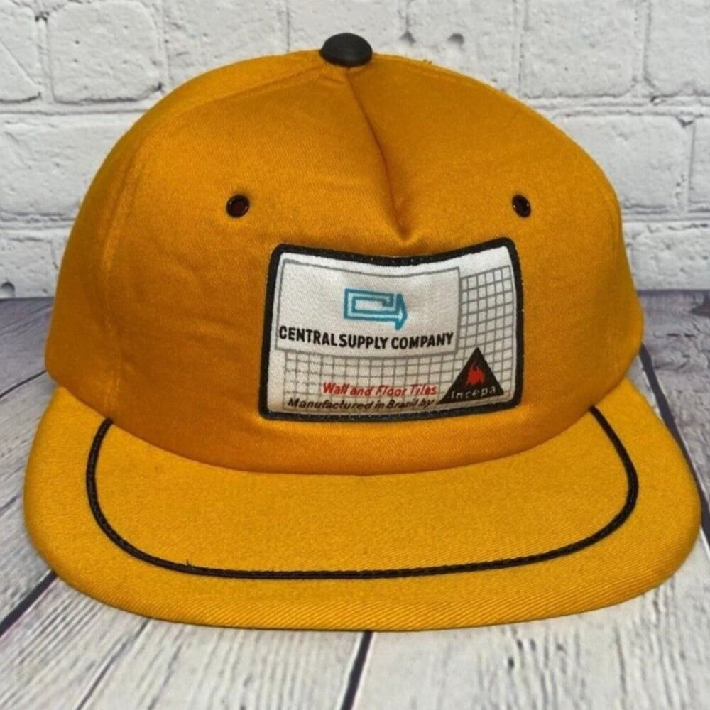 Vintage Central Supply Company Wall and Floor Tiles INCEPA Trucker Hat Foam Cap